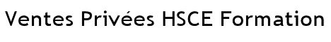 Logo vente privees hsce formation